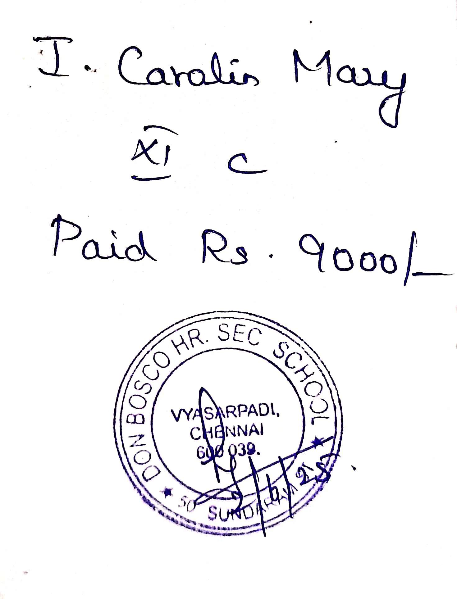 donation details
