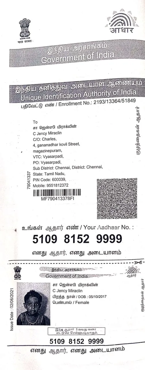 donation details
