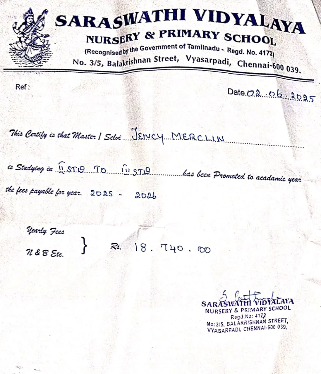 donation details
